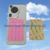 Silicone Suction Cup Holder for Mobile Phones - Square, Single-Sided, Set of 24
