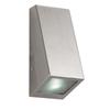Modern Stainless Steel Wall Lamp IP44 Silver GU10 Max 35 Watts