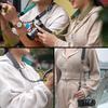 Adjustable Leather Microfiber Camera Strap System Compatible with Length Maximum Load Capacity [LEOFOTO] & Neck/Shoulder (for Photographers),