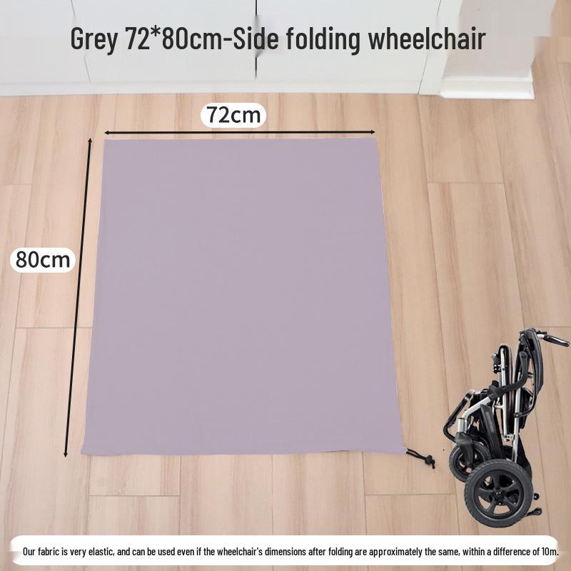 Elastic Folding Wheelchair Dust Cover - Anti-Dirt Sleeve for Medical Equipment