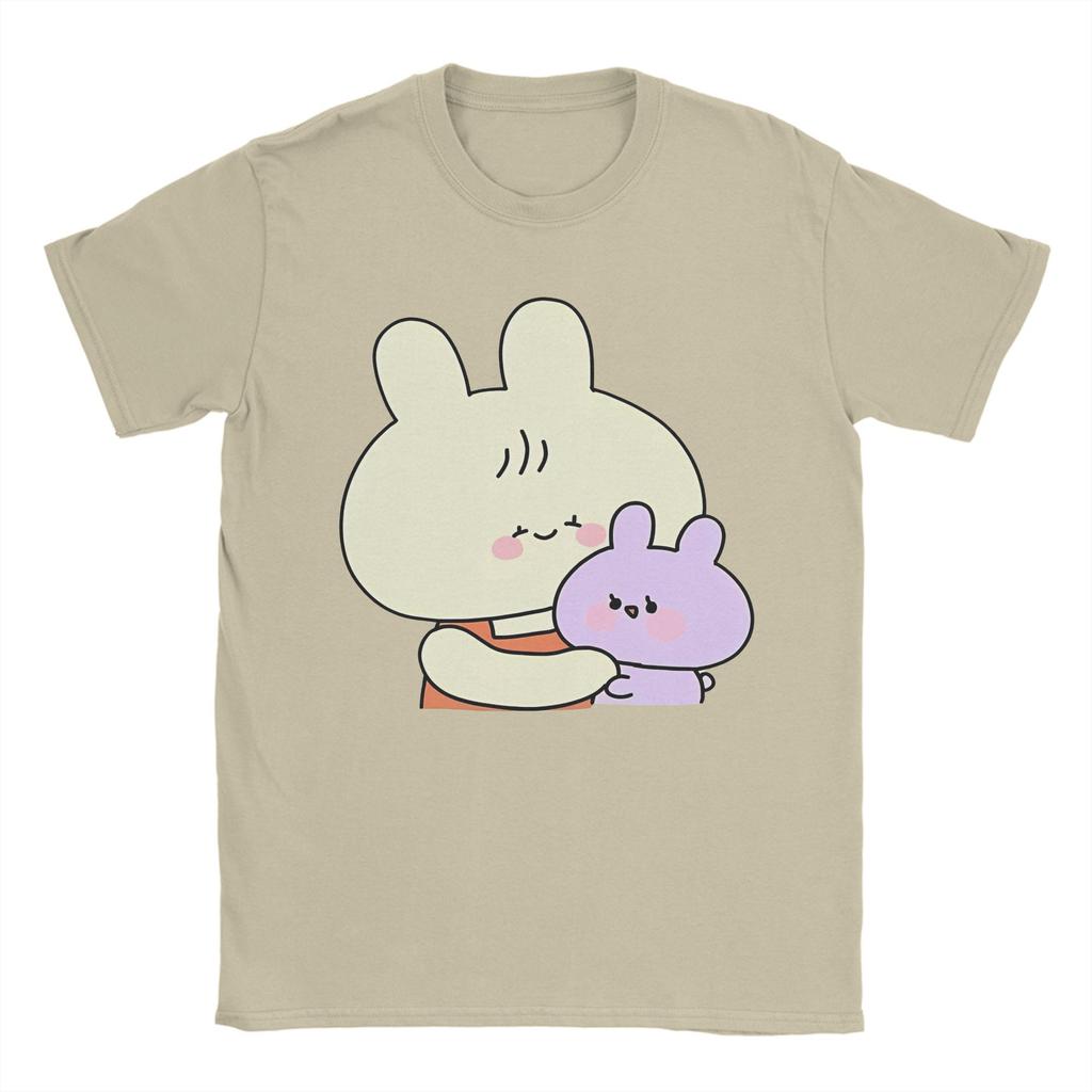 Men Womens Heartfelt Pink Affection Love T Shirts Asamimichaan Cute Asamimi Pure Cotton Tee Shirt Plus Size TShirts