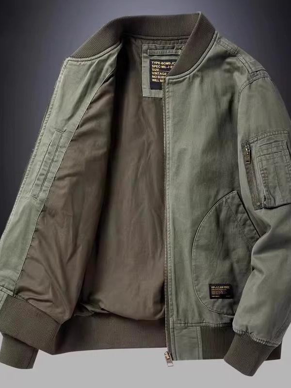 Men's Fashion Baseball Jacket - Spring, Autumn, Winter Casual Pilot Style