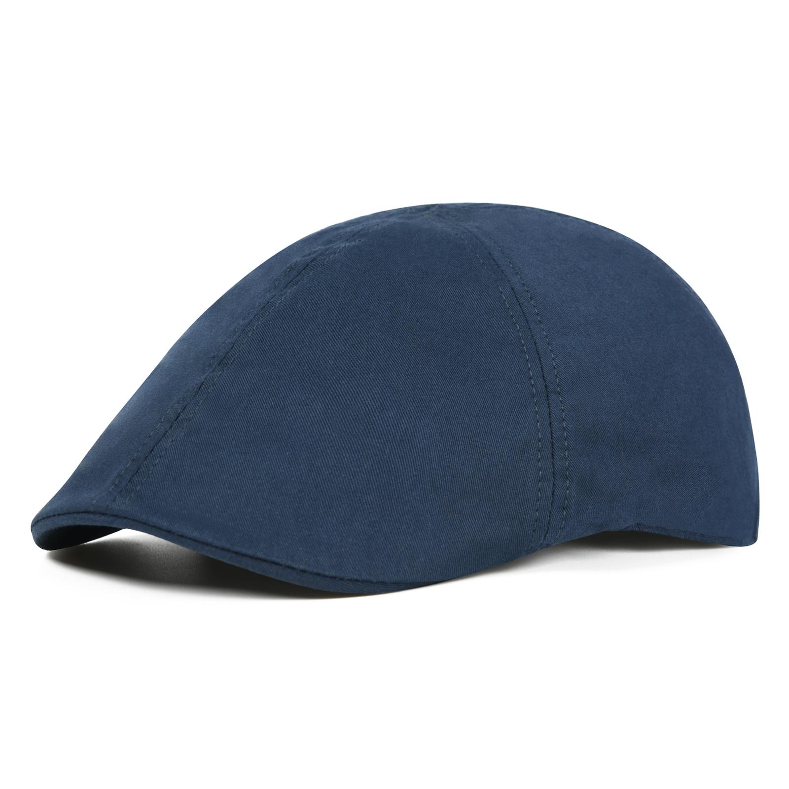 

JANGOUL Toddler Boy 100% Cotton Ivy Infant Newsboy Cap Kids Vintage Child Flat Hat Outdoor Spring Summer Beret Hat 48 тёмно-синий