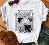 Japanese Anime My Hero Academia Graphic Fun Print T Shirt Fashion Women Retro Cotton T-shirt  Summer Loose Y2K Top T-Shirt