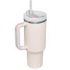 40oz Stainless Steel Insulated Travel Mug with Handle and Straw