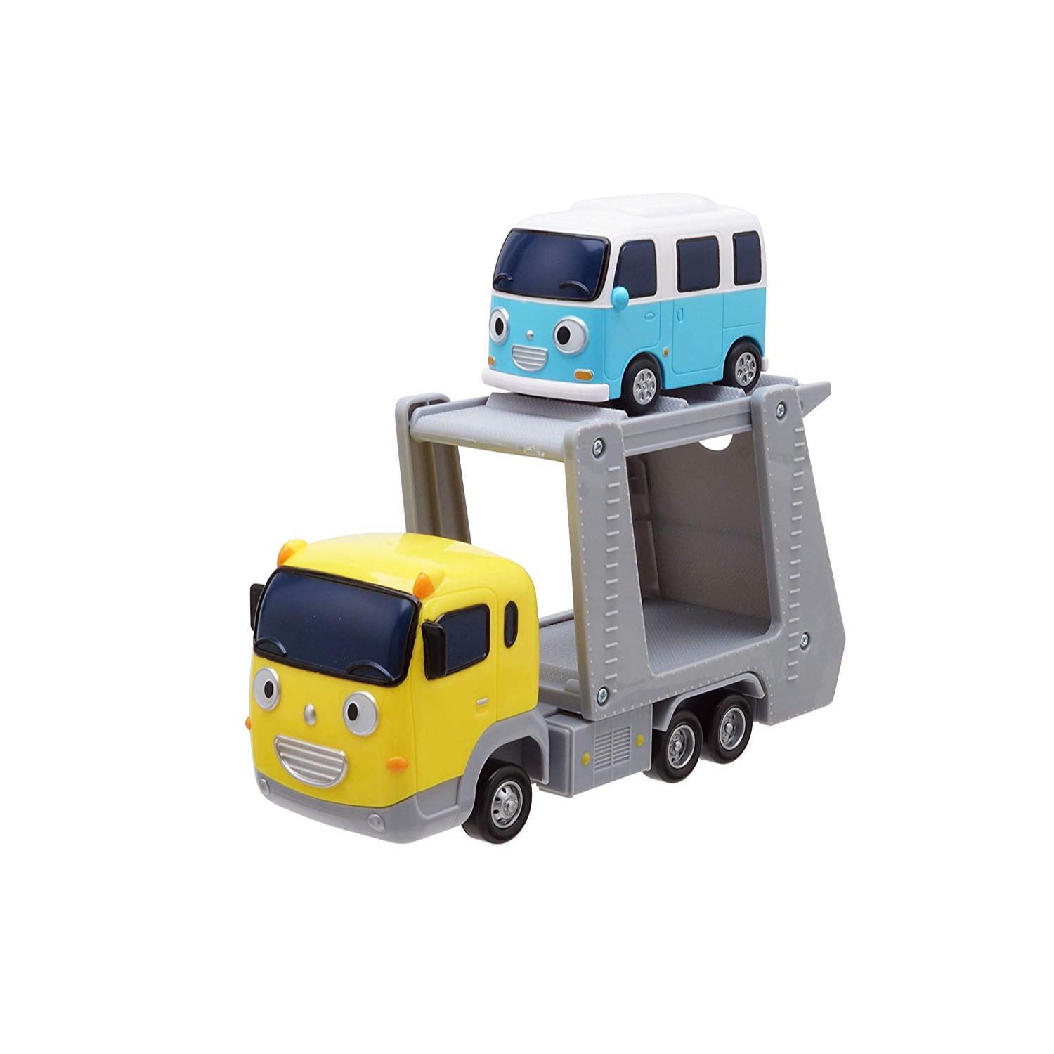 

Происхождение Корейская модель - Tayo Bus Trailer Bus Coche Set 2pcs (Bong Bong & Carry) Pull Back модель 23 x 20.2 x 9.2
