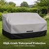 Patio Loveseat Cover Weatherproof Windproof for Backyard