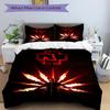3Pcs Prohibition Drugs Bedding Set Quilt Cover Pillowcase Home Christmas Xmas Halloween Gift 1 Duvet Cover 2 Pillowcase M928216