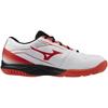 Badmintonschuhe Sky Blaster 4 Turnhalle Leichtgewichtige Dämpfung Einstieg Anfänger Weiß x Rot x Schwarz cm 3E [Mizuno] 26.5