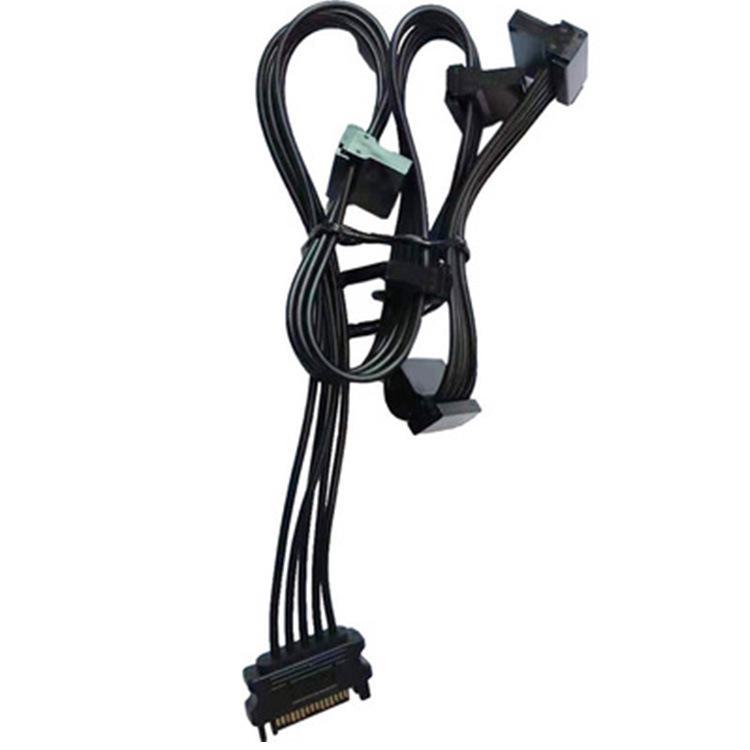 SATA 15-Pin Power Extension Cable: 1-to-5 Splitter for Hard Drives