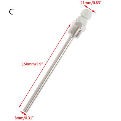 Solární díly skořepiny vodní nádrže 8mm snímače teploty z nerezové oceli