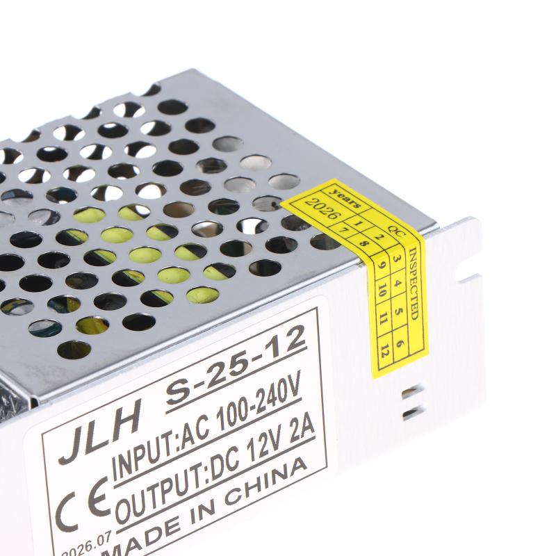 Lys Transformator Ac 110V-240V Til Dc 5V 2A/5A 25W 60W Til Cctv Led Strip Strømforsyning Adapter