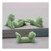 Chopstick Rest Frog Ceramic Chopstick Rest Fork Rest Funny Tableware Restaurant Kitchen Tool Set of 