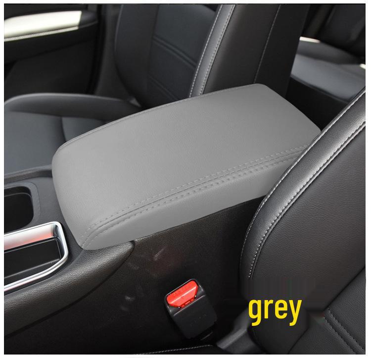 14th Gen 20-21 Sylphy Center Console Box Cover - Genuine Superfiber Leather Armrest Protector
