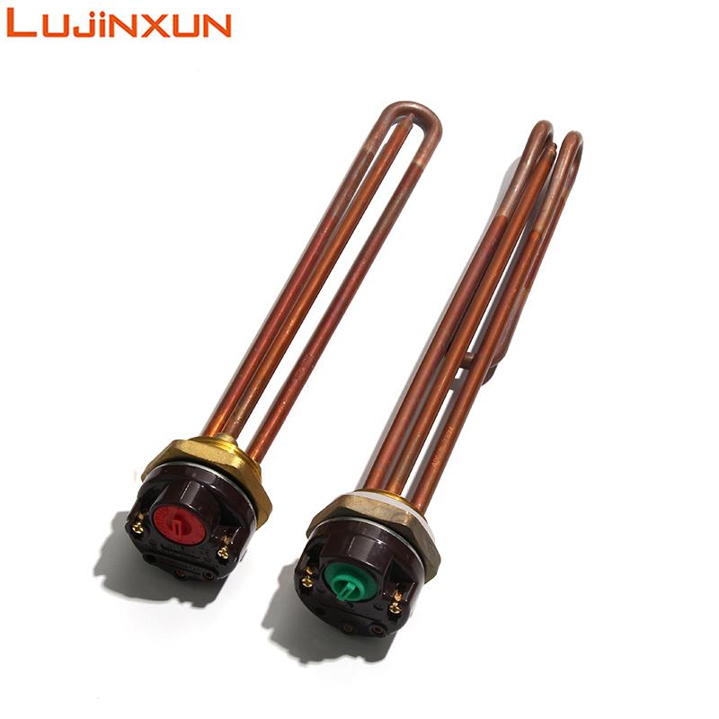

LUJINXUN DN32 1,25 Трубчатый Электрический Нагревательный Элемент Сопротивления 250В 50Гц TEN с Регулятором Температуры 1,5 кВт/2,5 кВт/3 кВт/4 кВт 1 шт. 1.5KW U Type