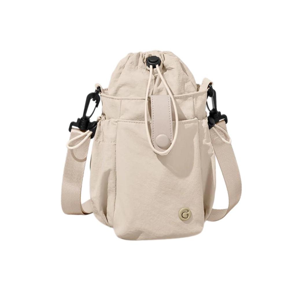GOLF Crossbody Bag, Casual Shoulder Bag, Sport Bag, Water-Resistant Drawstring Bag