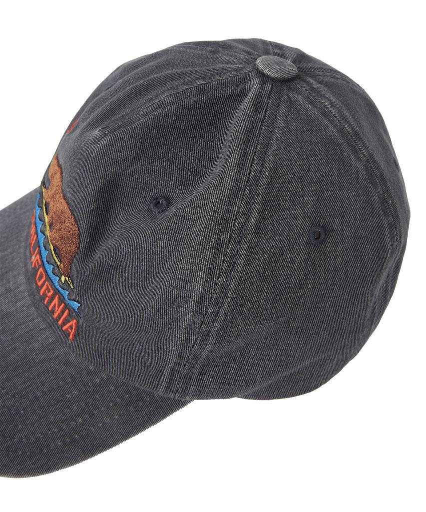 1011 GALLERY California Bear 5Pannel Cap - Charcoal