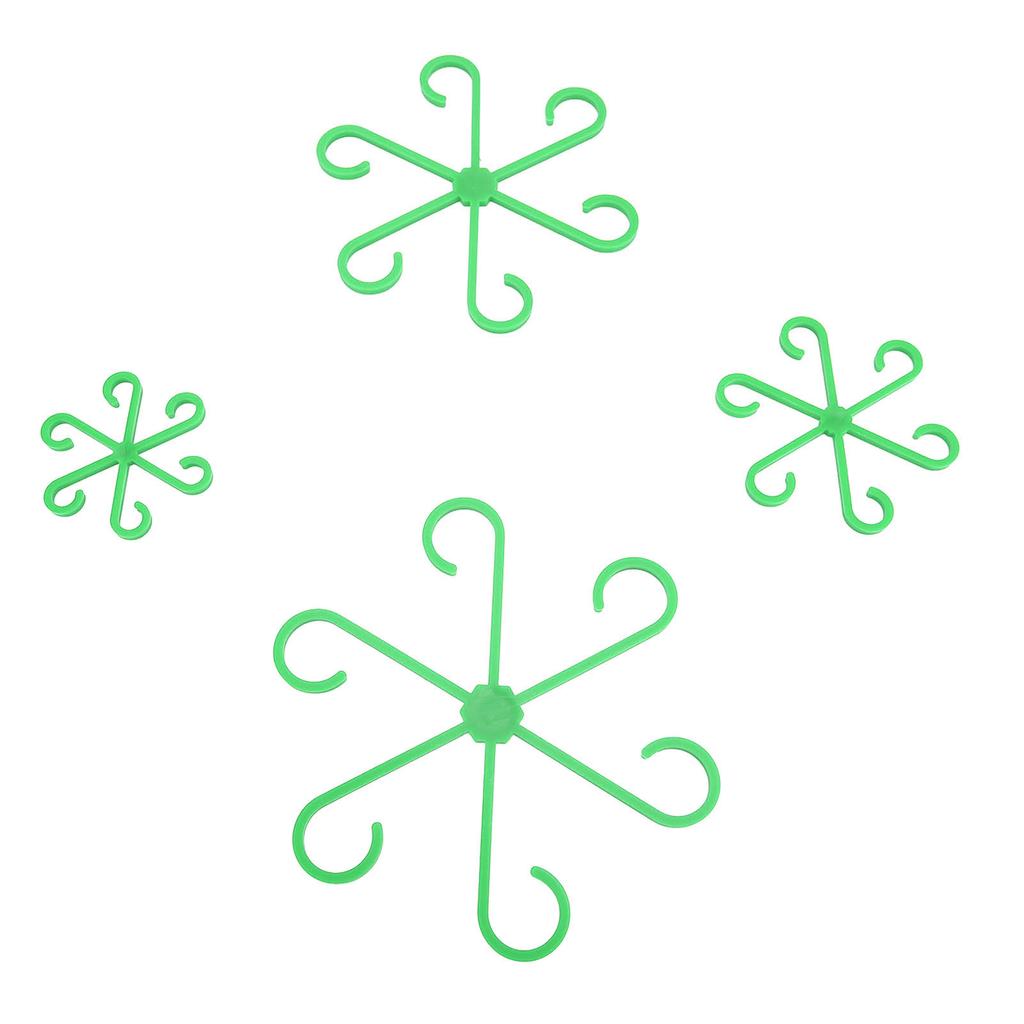 4Pcs Plants Stem Holders Set 4 Different Sizes Waterproof Reusable Portable Vine Support Clips for