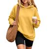 Damen Kapuzenpullover Sweatshirt mit Tasche Langarm Lässig Bequem