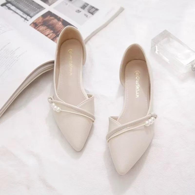 Fashion Women Pointed Party Sandals Luxury Brand Sexy Slingback Lady Flat Banquet Shoes Fashion Drees Slippers Sandalias De Mujer 34-40