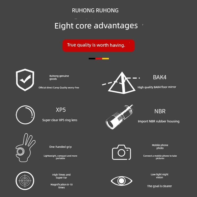 Monocular Telescope High Power Ultra-Clear Children's Portable Men's Outdoor Handheld Professional Mobile Phone Photo Watching Concert Night Vision