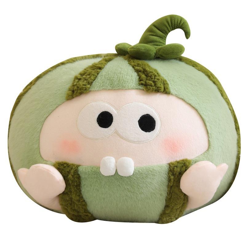Watermelon Doll Pillow Girl Sleeping Side Sleeping Pillow Cushion Pillow Rag Doll Simulation Doll Plush Toy
