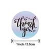 100-500Pcs Rainbow Laser Thank You Stickers 1Inch Small Business Stickers Adhesive Labels For Boutiques Wrapping Supplies