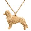 Border Collie (Standing) British-made Art Dog Pendant Necklace Collection