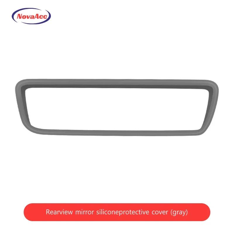 

Силиконовый защитный чехол для салона автомобиля для Tesla Model Y Juniper 2025, защитный чехол для дисплея центральной консоли и зеркала заднего вида