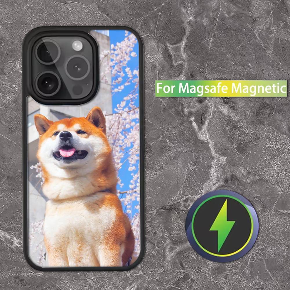 Animal Shiba Inu Dog Cute Phone Case For iPhone 16,15,14,13,12,11,Pro,Max,Plus,Mini,SE Magsafe Magnetic Wireless Charging