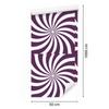 Hippie wallpaper background white and plum for living room and bedroom 50x1000