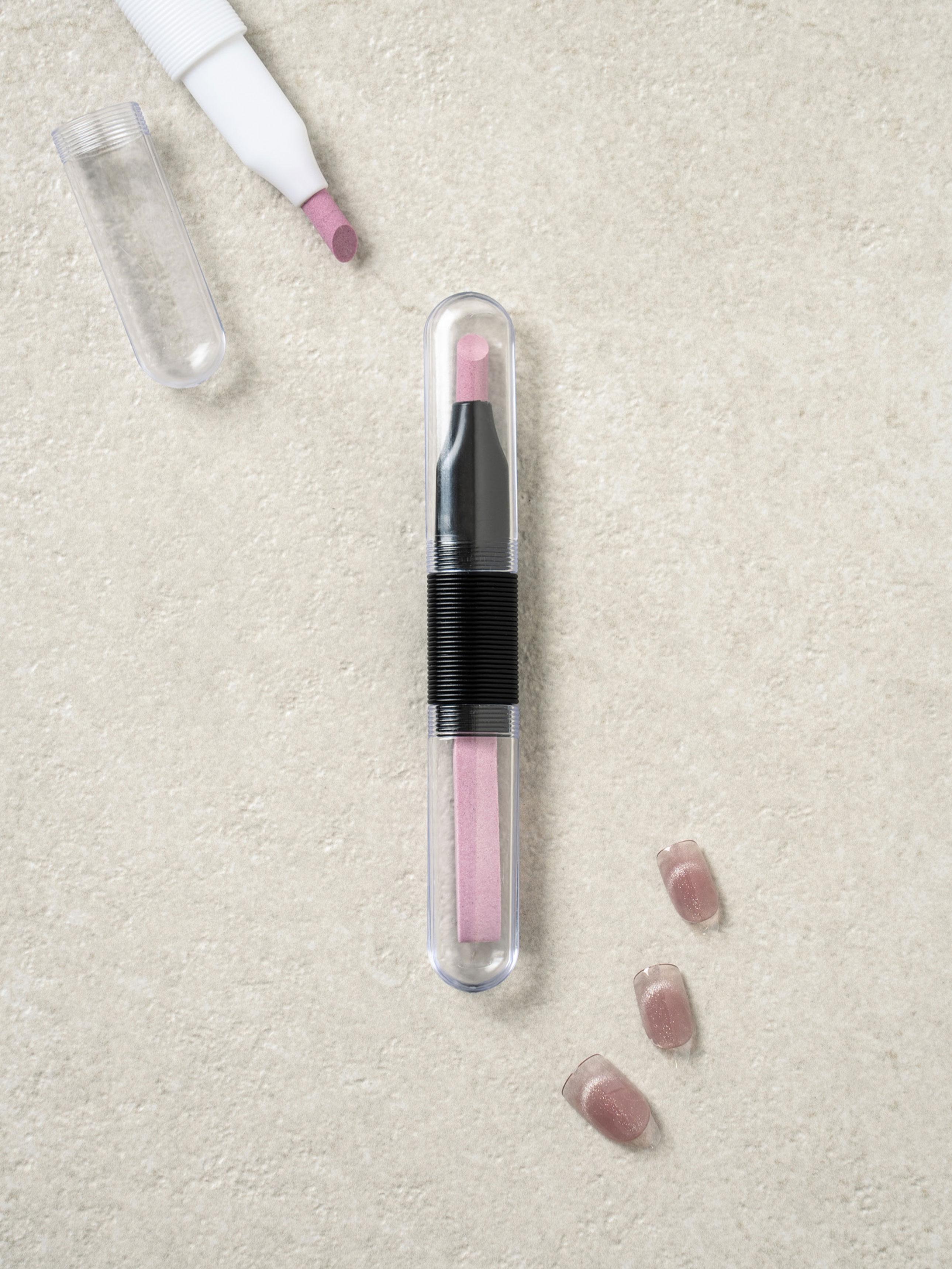 Ceramic Double-Sided Nail Pusher & File 1ea