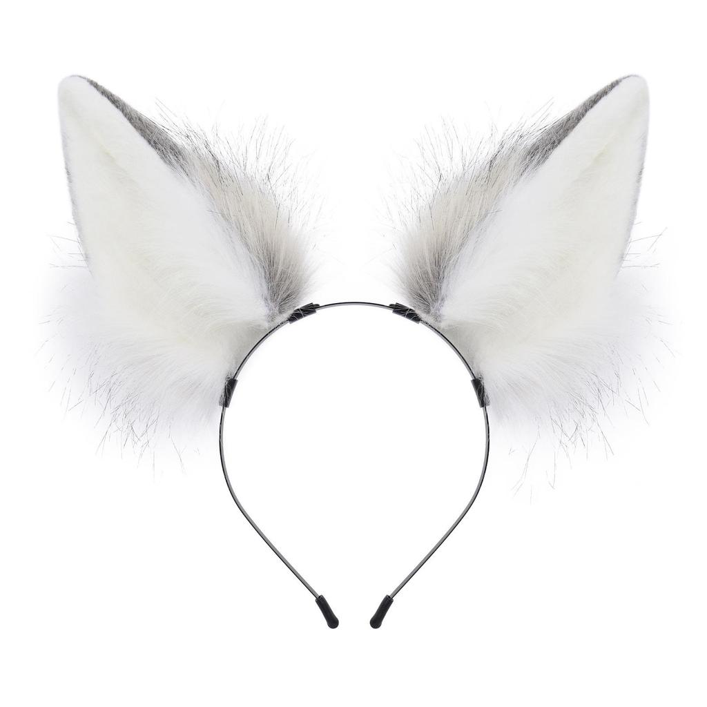 Handmade Plush Cat Ear Headband for Cosplay