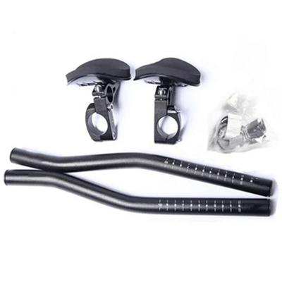 New Handlebar Aluminum Alloy Rest TT Bars Arm Relaxation Rest Split Vice Cycling Bike Rest Handlebar Bicycle Bike Long Distance