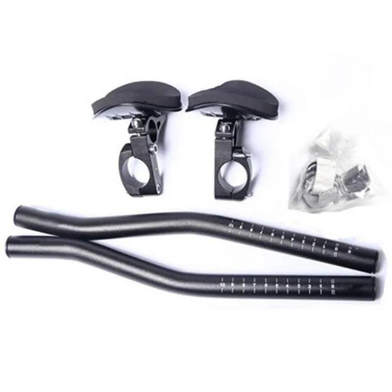 New Handlebar Aluminum Alloy Rest TT Bars Arm Relaxation Rest Split Vice Cycling Bike Rest Handlebar Bicycle Bike Long Distance