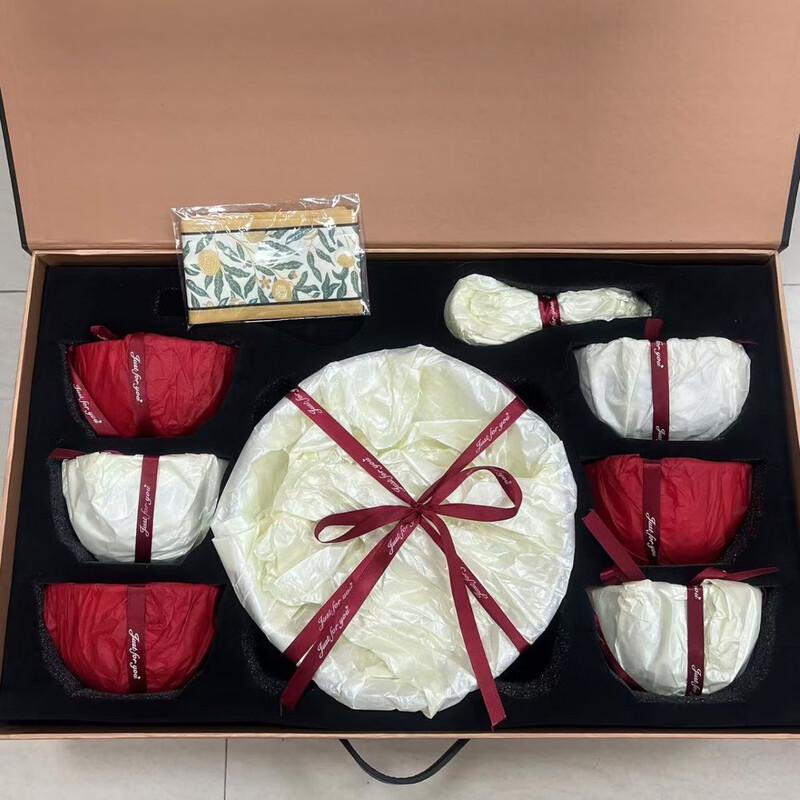 Black Gold Ceramic Dinnerware Gift Set