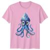 Funny Squid TShirt Underwater Ocean Marine Life Birthday Gift For Him And Her