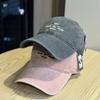 Outdoor Embroidery Alphabet Baseball Cap Male Female Youth Couple Student Soft Top Cap Washed Sun Cap