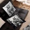 Funny Toilet Animals Pillow Covers Cartoon Sofa Decorative Home Double-sided Printing Short Plush Cute Cushion Cover