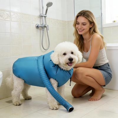 Portable Pet Drying Bag Folding Dog Hair Dryer Box Blow Bag Pet Grooming Dry Bag Dog Blowing Cat Bathing Pet Hair Drying Clothes