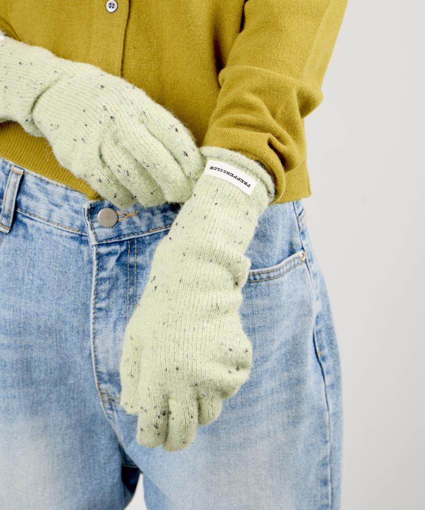 PREPPERS CLUB Snow Dot Knit Touch Gloves (6 Colors)