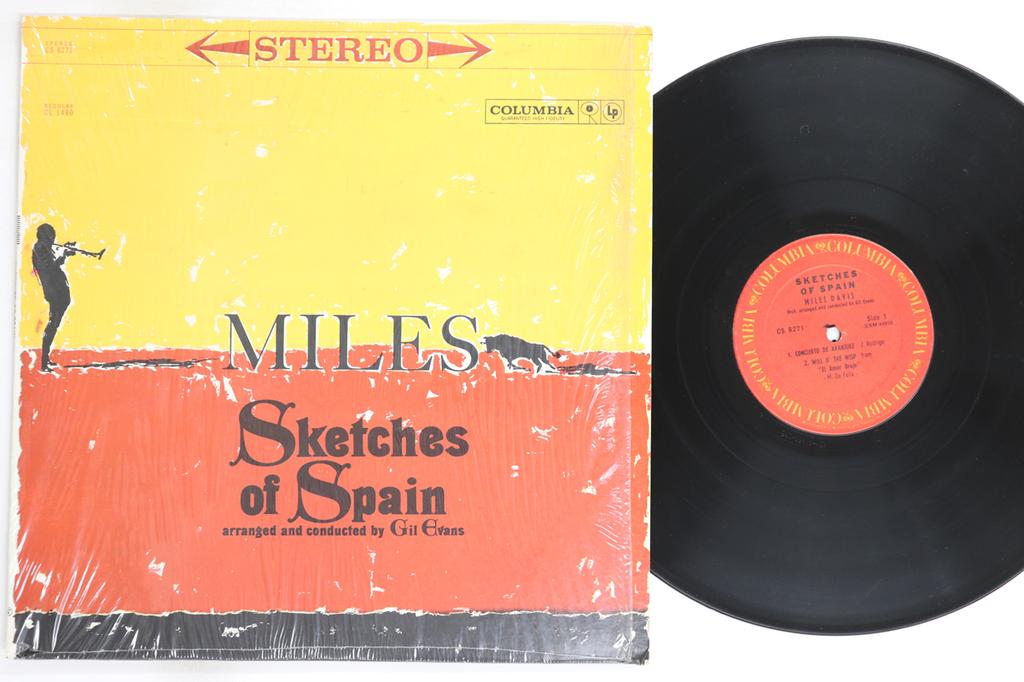 LP Record MILES DAVIS - Sketches Of Spain CS8271 COLUMBIA 1974 US Jazz Used