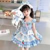 Vestito estivo da bambina Cinnamonroll Lolita Principessa con spalline per festa di compleanno
