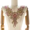 Color Embroidery Lace Hollow Fake Collar Water-soluble Embroidery Collar Clothing Collar Lace Accessories 3D Corsage Cloth Sticker