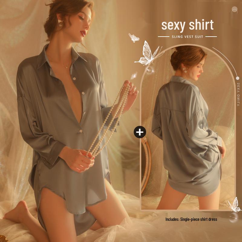 Xianyi Women's Sexy Boyfriend Style Summer Pajamas: Thin, High-End, Plus Size, Wearable Outside.