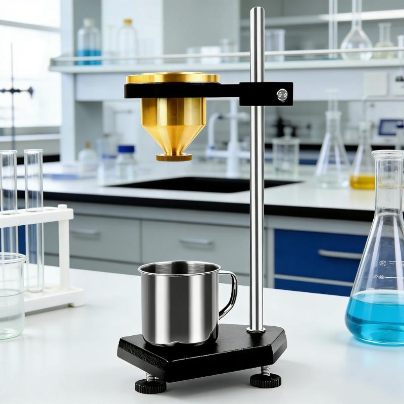 High Accuracy Brasses Construction Viscometer Flows Cup Ensuring Long Terms Accuracy for Viscosity Measurement Use