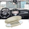 Sun Visor Mirror Cover 1 Pcs Beige Car Accessories