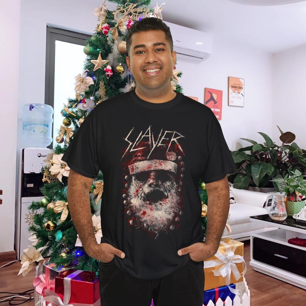 Slayer Dead Skin Santa T- Shirt