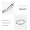 S999 Sterling Silver Adjustable Rhombus Band - Niche Design Couples Ring Set