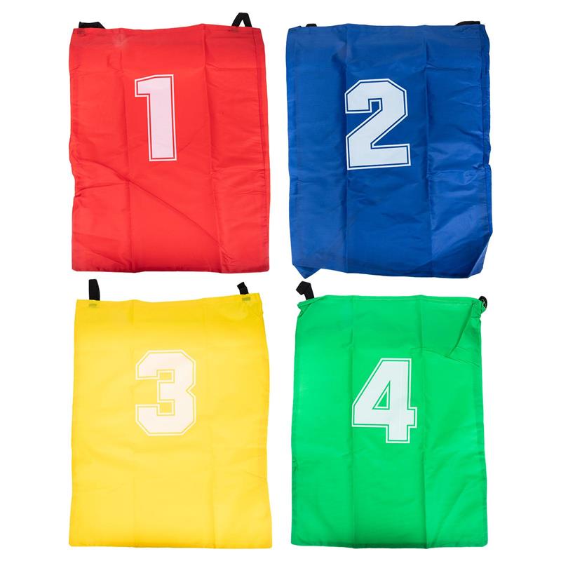 

4 Pcs Outdoor Toys for Kids Field Race Bag Carnival Sack Puzzle Potato Bags Canvas Interactive Game Prop Child Party 71.5x51.5cm